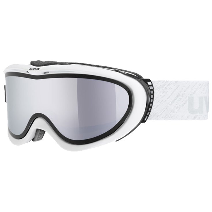 Uvex Masque de Ski Comanche To White Mirror Silver + Lasergold Lite Présentation