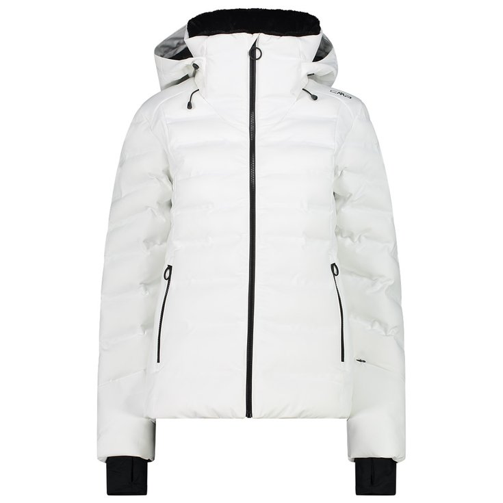 CMP Ski Jacket Woman Jacket Fix Hood Bianco Overview
