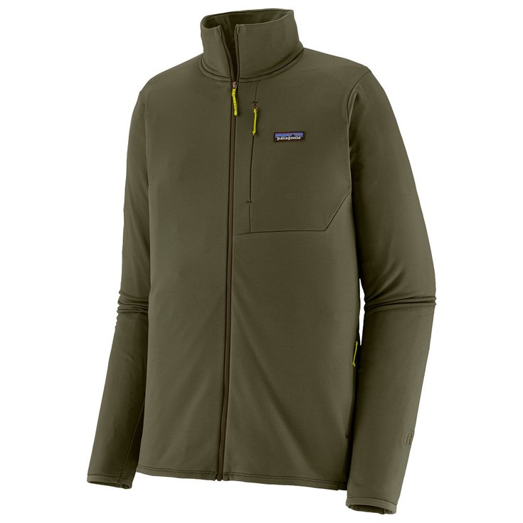 Patagonia Fleece M's R1 Thermal Jkt Pine Needle Green Präsentation