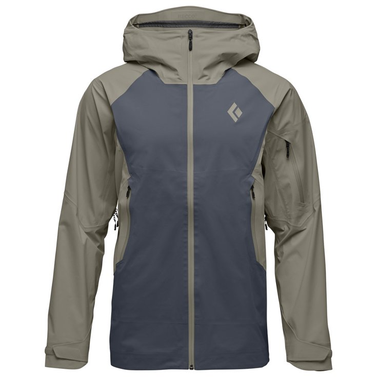 Black Diamond Ski Jacket M Recon Stretch LT Shell Smoke Carbon Winter 2025 Glisshop