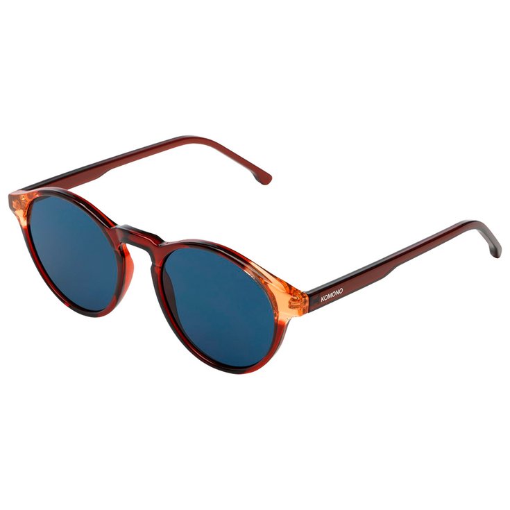 Komono Lunettes de soleil Devon Burgundy Coral Présentation