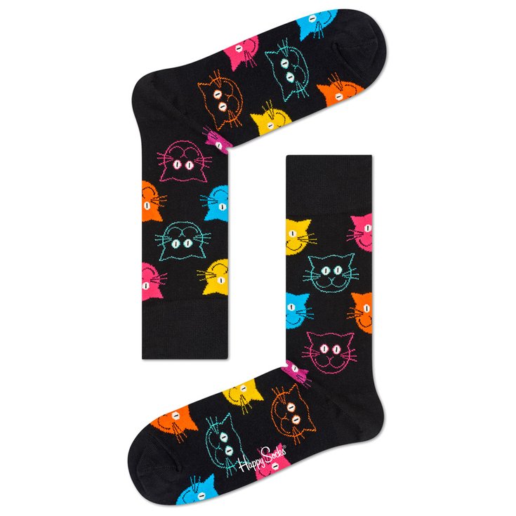 Happy Socks Chaussettes Cat Noir Présentation