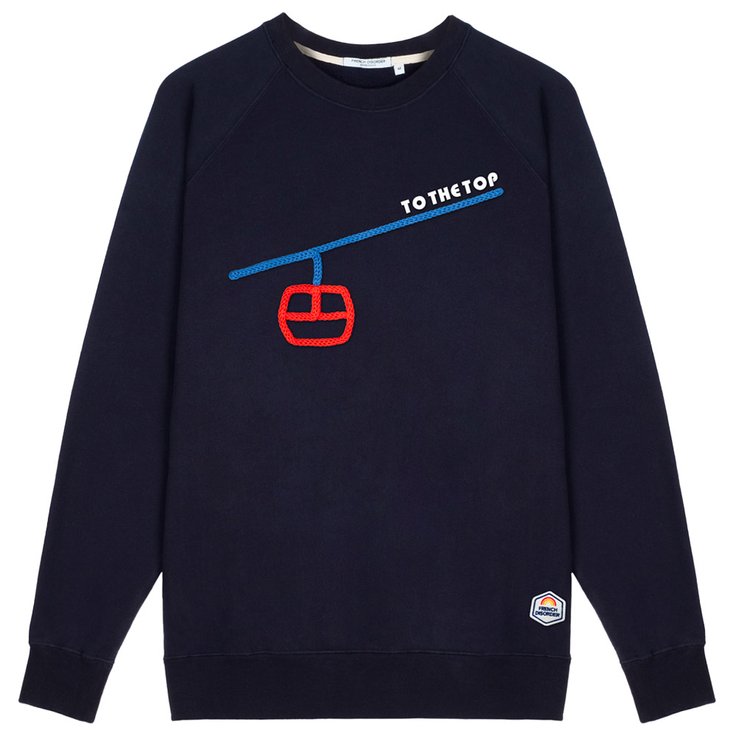French Disorder Sweatshirt Clyde To The Top Tricotin Navy Overview