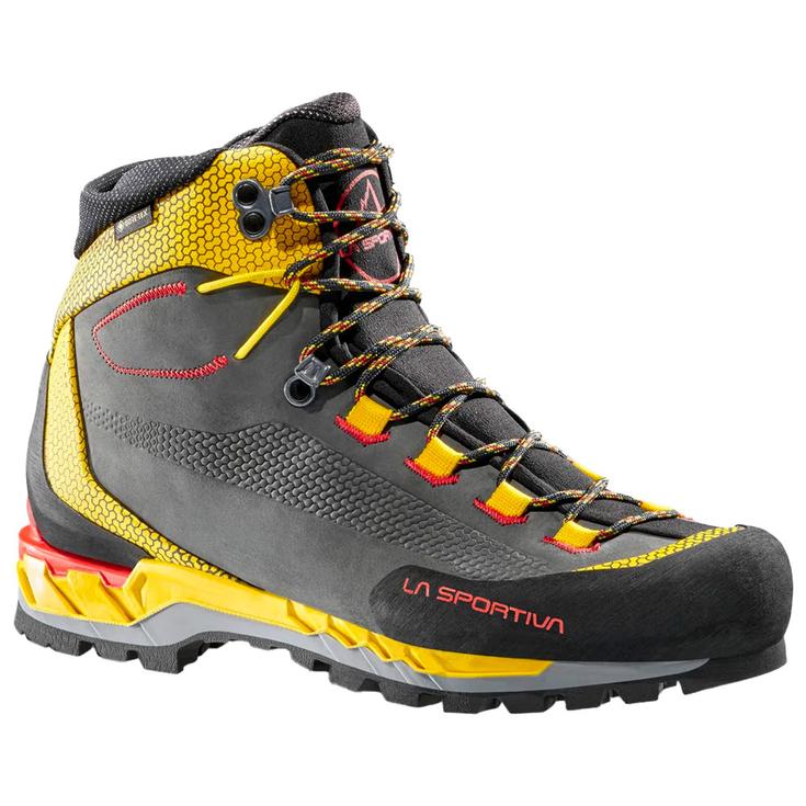 La Sportiva Chaussures d'alpinisme Trango Tech Leather Gore-Tex Black/Yellow Présentation