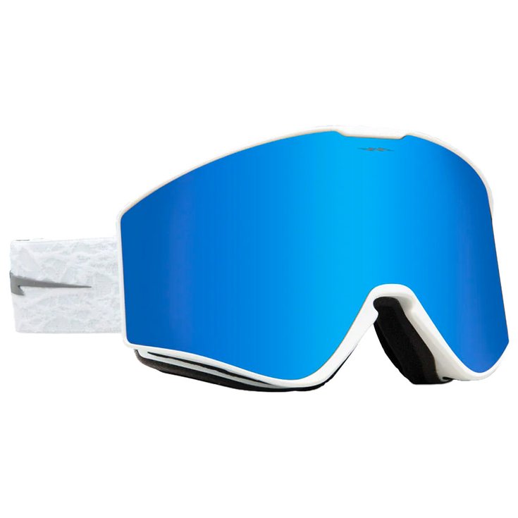 Electric Masque de Ski Kleveland II Matte White Nuron Moss Blue Présentation