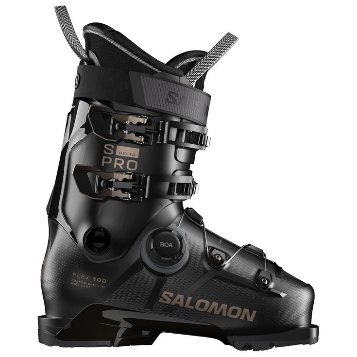 Salomon Skischuh S/Pro Delta Boa 100 Gw Black Titanium Metal Präsentation