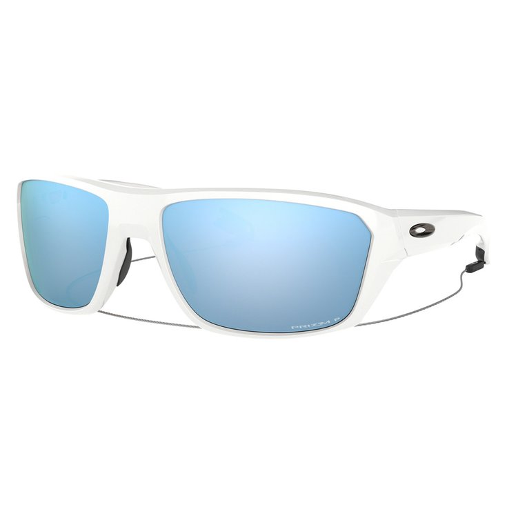Oakley Sunglasses Split Shot Polished White Prizm Deep Wate Overview