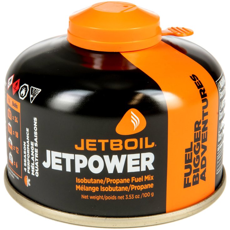 Jetboil Combustible Jetpower Fuel 100Gr Noir Présentation