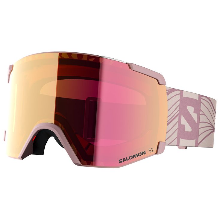 Salomon Skibrille S/View Heavenly Pink Multilayer Ruby Präsentation