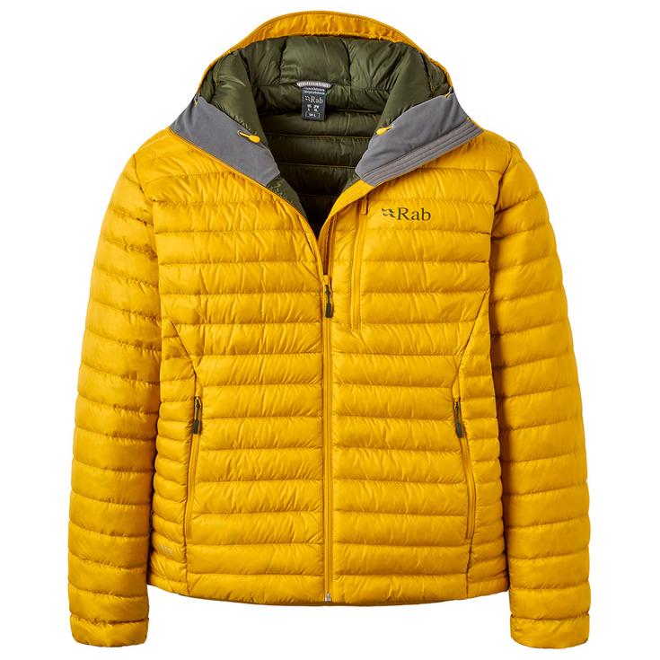 RAB Chaqueta de plumas Microlight Alpine Jkt Dark Pollen Presentación