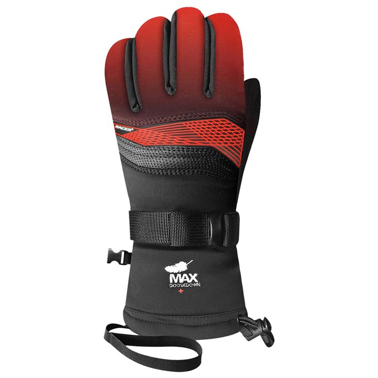 Racer Gloves GL200 Noir Rouge Overview