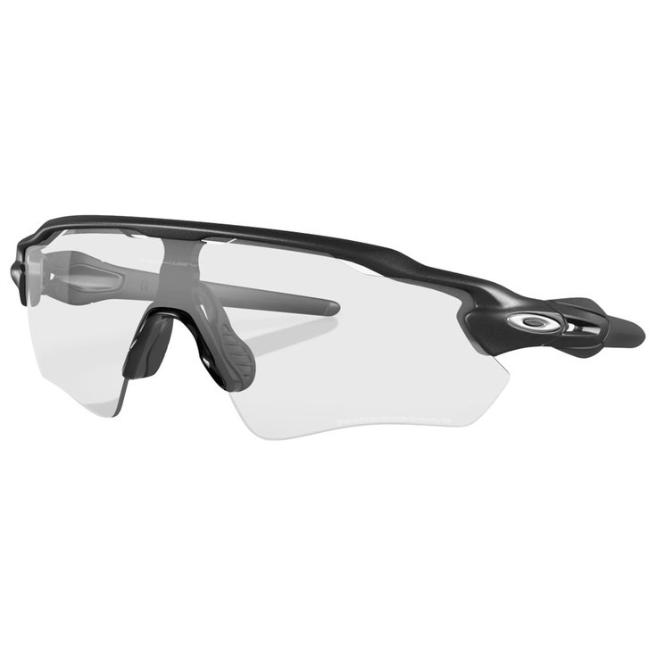 Oakley Occhiali da sole Radar Ev Path Steel Clear Black Iridium Photochromic Presentazione