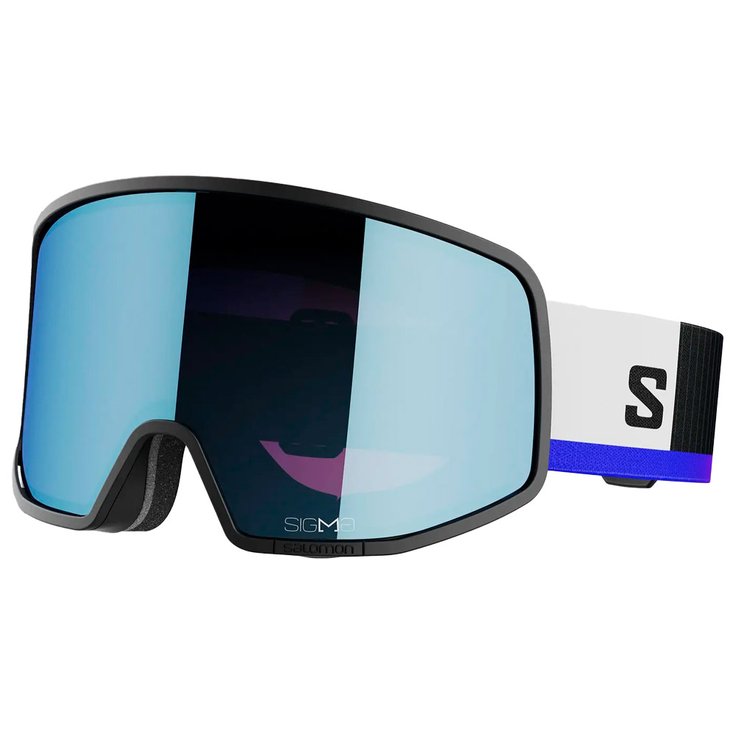 Salomon Maschera Lo Fi Black Sigma Sky Blue Presentazione