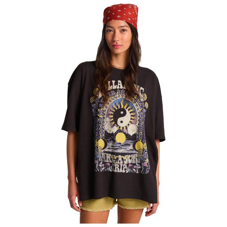 Billabong T-Shirt Surf Trip Off Black Präsentation