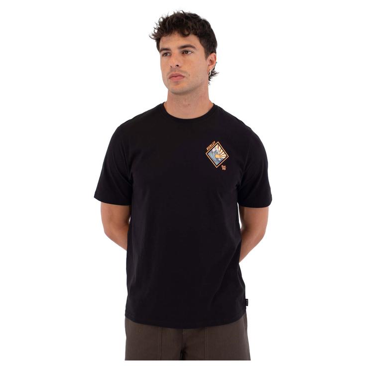 Hurley Camiseta Short Sleeve Printing Press Disques Black Presentación
