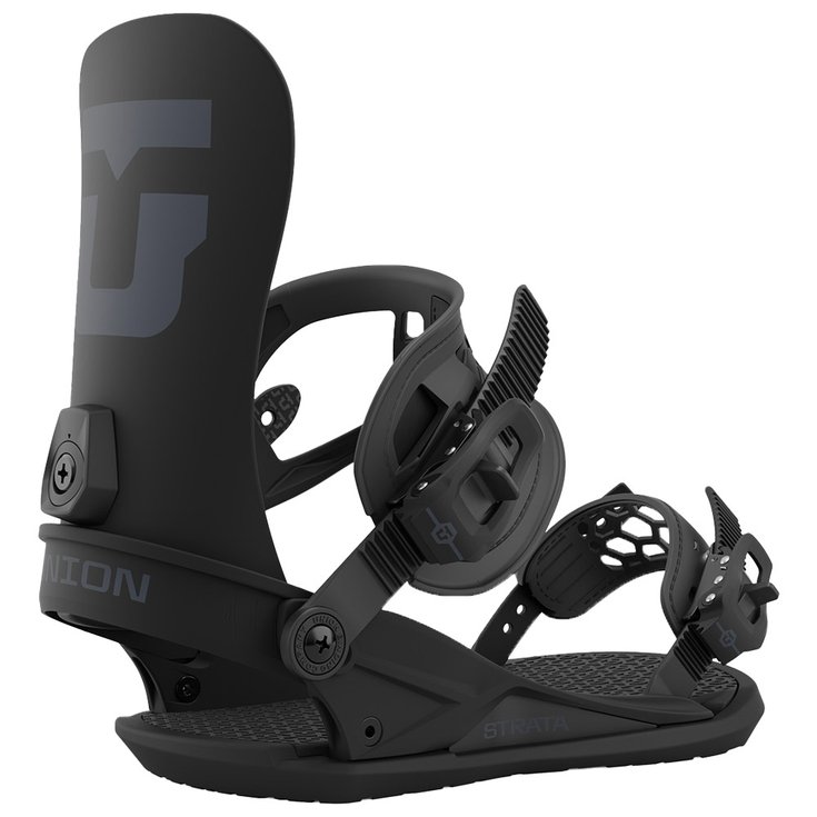 Union Attacchi Snowboard Strata Black Presentazione