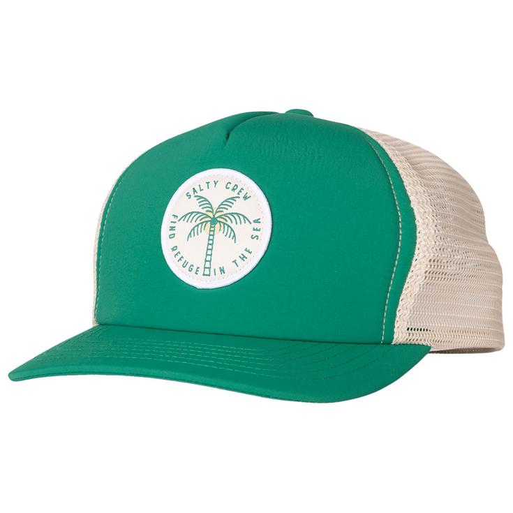 Salty Crew Cap Queen Palm Trucker Kelly Green Overview