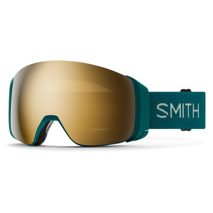 Smith Goggles 4D Mag Malachite Chromapop Sun Black Gold Mirror + Chromapop Storm Blue Sensor Mirror Overview