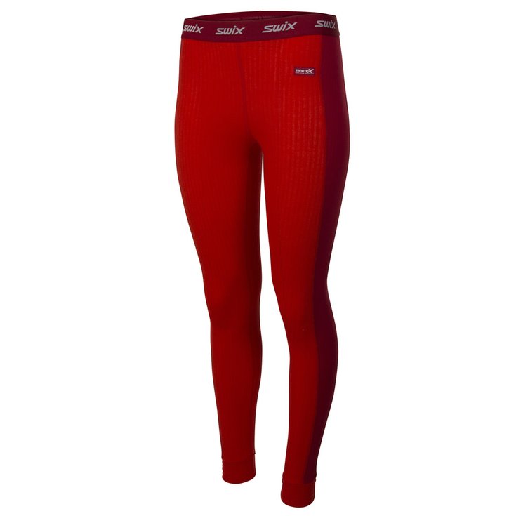 Swix Ropa Interior Térmica Esquí Nórdico Racex Bodywear Pant Wmn Fiery Red Presentación