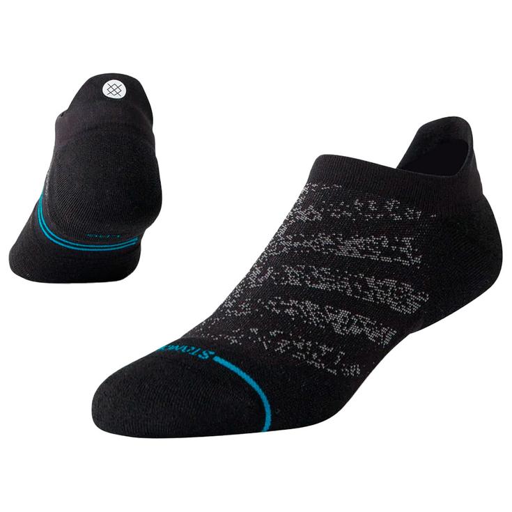 Stance Socken Perf Run Tab Light Cushion Sock Black Präsentation