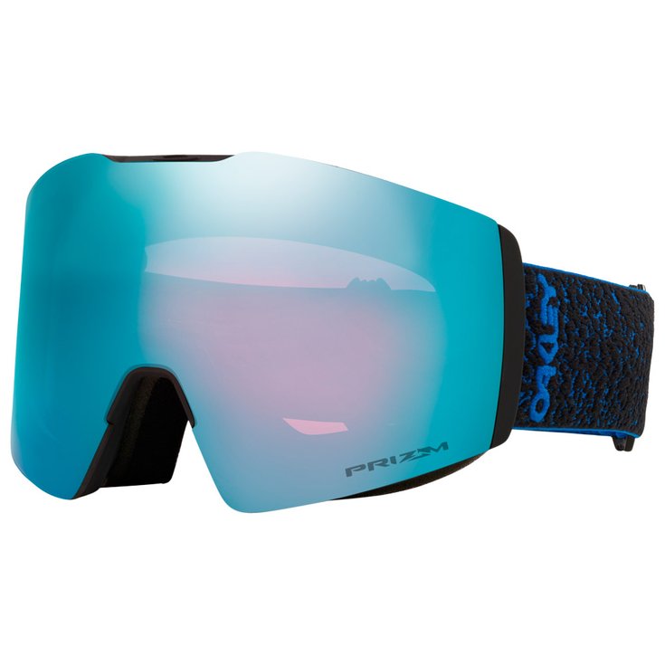 Oakley Maschera Fall Line L Blue Terrain Prizm Sapphire Iridium Presentazione
