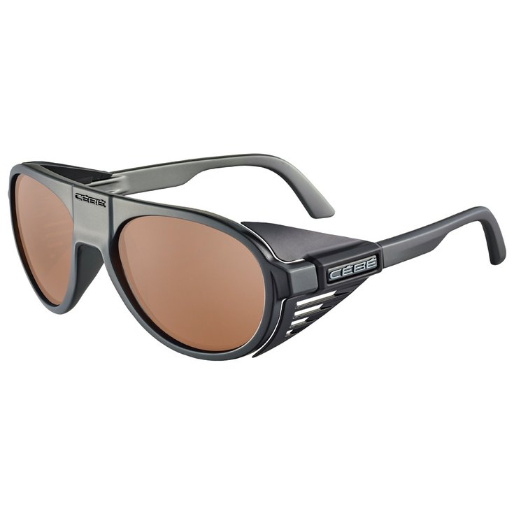 Cebe Sonnenbrille Kult Gunmetal Matte Zone Brown Cat.3 Präsentation