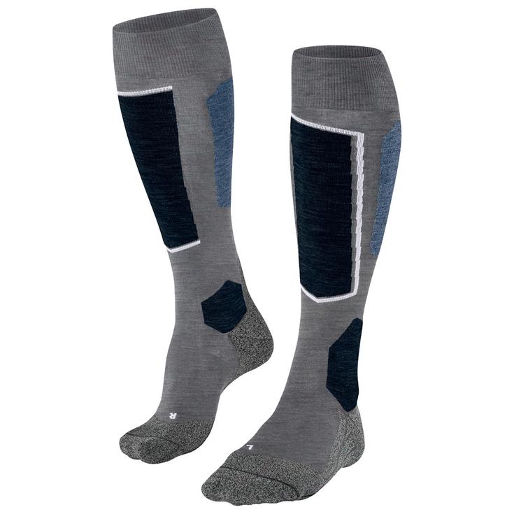 Falke Chaussettes Sk6 Pro Men Melange Grey Melange Présentation