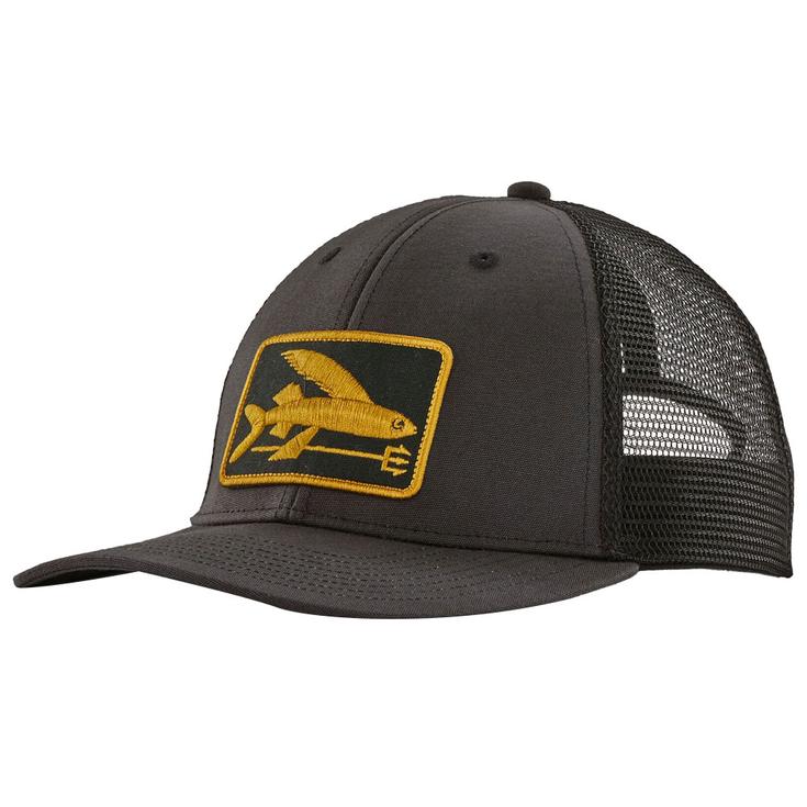 Patagonia Gorra Flying Fish Lopro Trucker Hat Flying Fish Fork: Ink Black Presentación