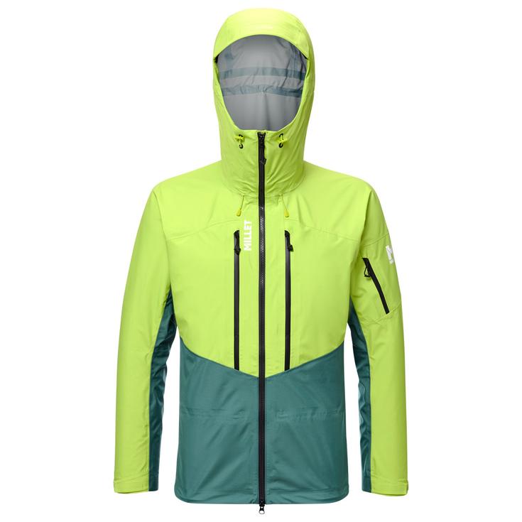 Millet Ski Jacket M White 3L Jkt Bottle Macaw Green Overview