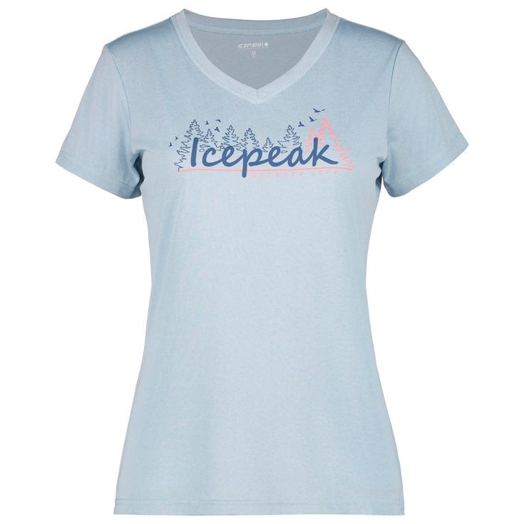 Icepeak Wander-T-Shirt Burnham Bleu Clair Präsentation