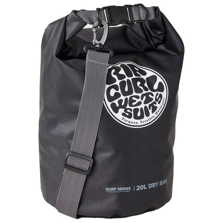 Rip Curl Sacchi impermeabili Surf Series Barrel Bag 20L Black Grey Presentazione
