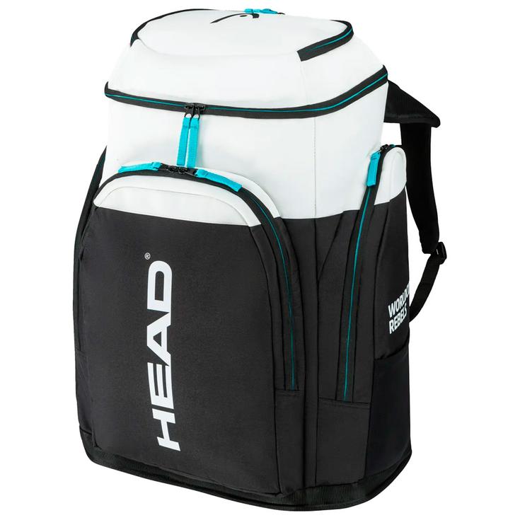 Head Funda botas Rebels Racing Backpack 90L Black White Blue Presentación