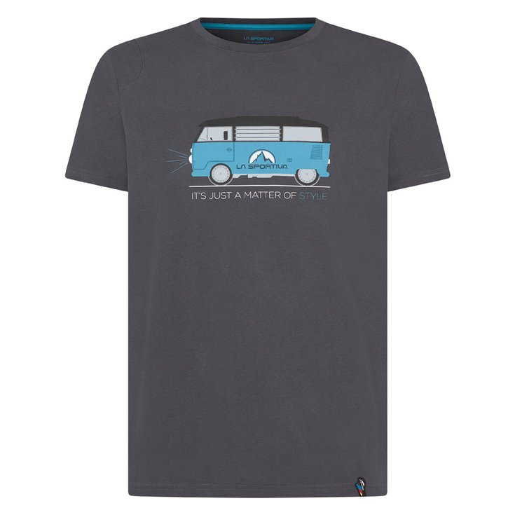 La Sportiva T-shirts Van T-Shirt M Carbon Topaz Voorstelling