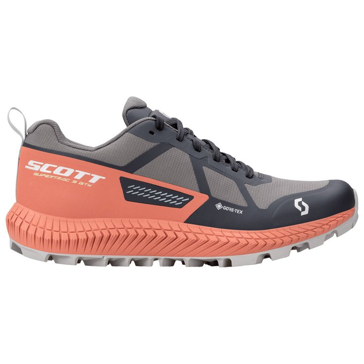 Scott Trailrunning-Schuhe Supertrac 3 Gtx Wmn Slate Grey / Terra Red Präsentation