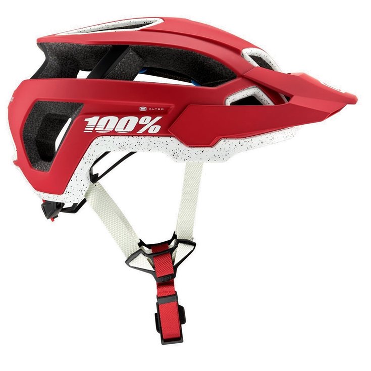 100% Mountainbike-Helm Altec Deep Red Präsentation