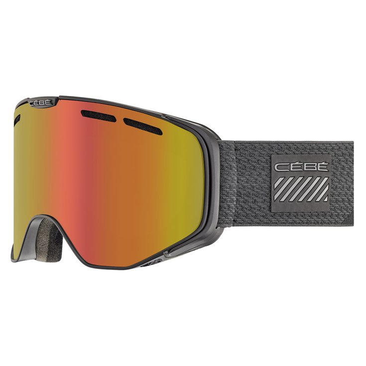 Cebe Goggles Versus Full Black Pc Vario Perfo Amber Flash Red Overview