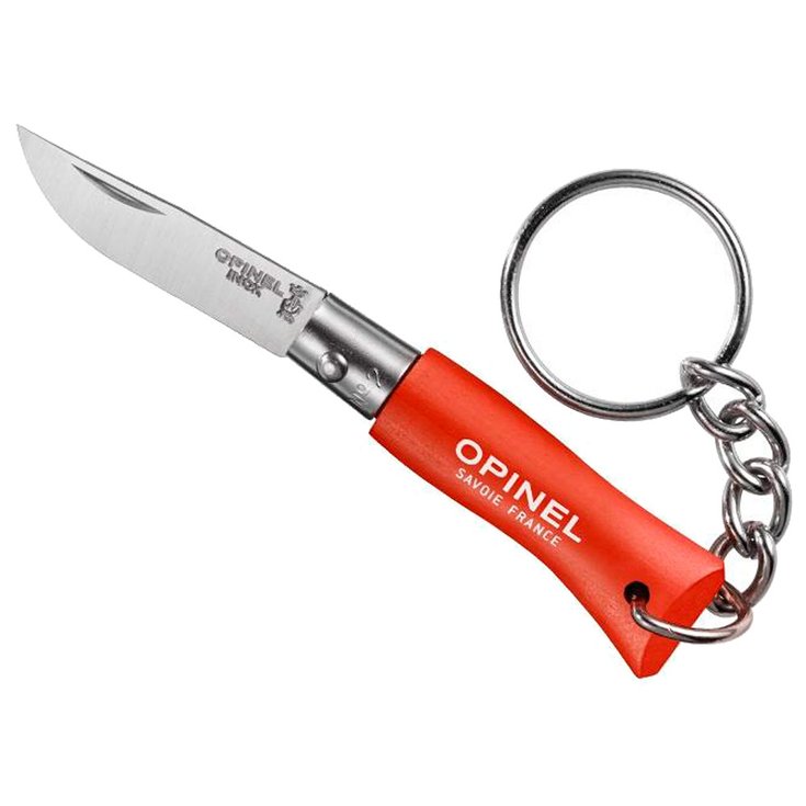 Opinel Messer Porte-Clés N°2 Orange Inox Präsentation