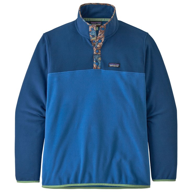 Patagonia Fleece Micro D Snap-t Bayou Blue Overview