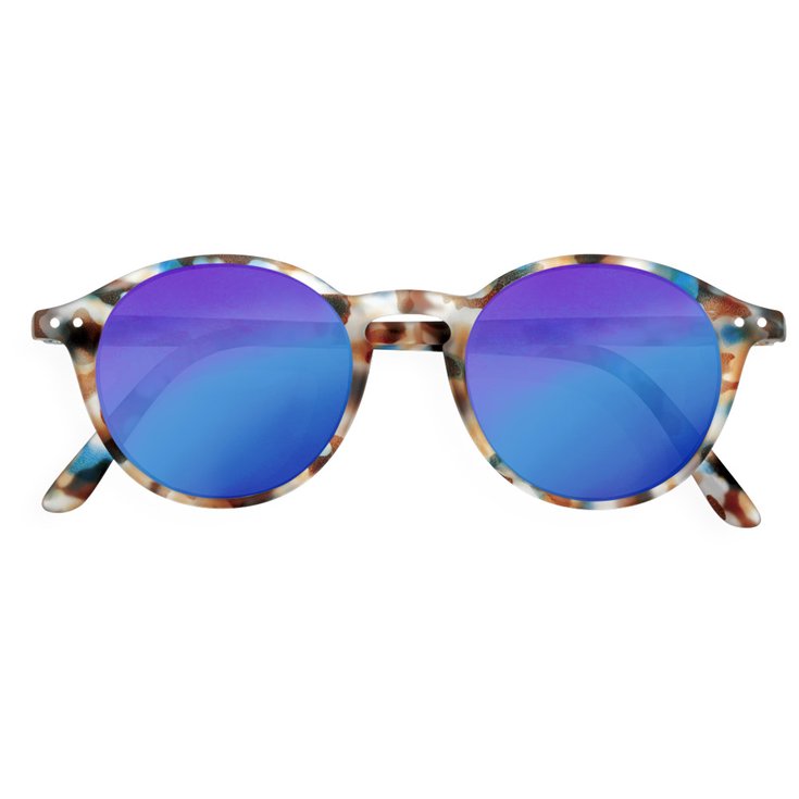 Izipizi Sunglasses D Sun Junior D Blue Tortoise Soft Blue Mirror Lenses Cat 3 Overview