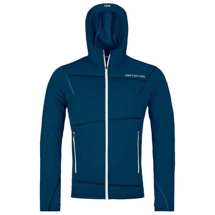 Ortovox Polaire Fleece Light Hoody M Deep Ocean Présentation