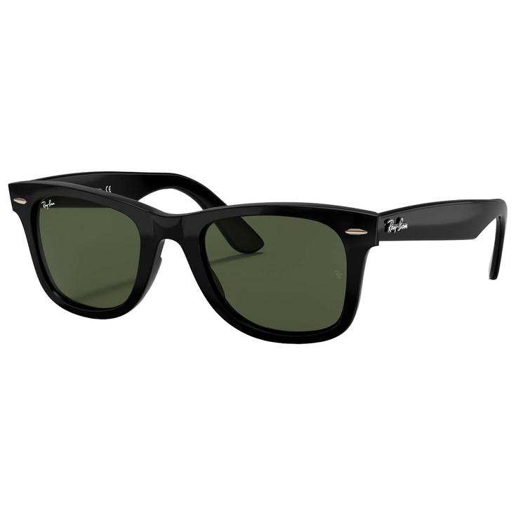 Ray Ban Lunettes de soleil RB4340 Wayfarer Ease Polished Black Green G-15 Présentation