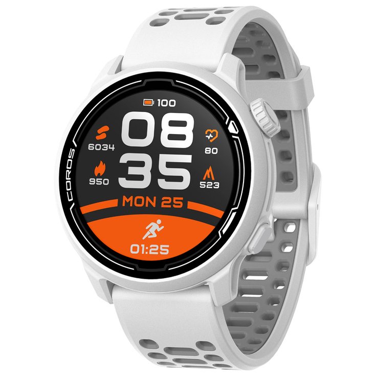 Coros Montres GPS Pace 2 White With Silicone Band Voorstelling