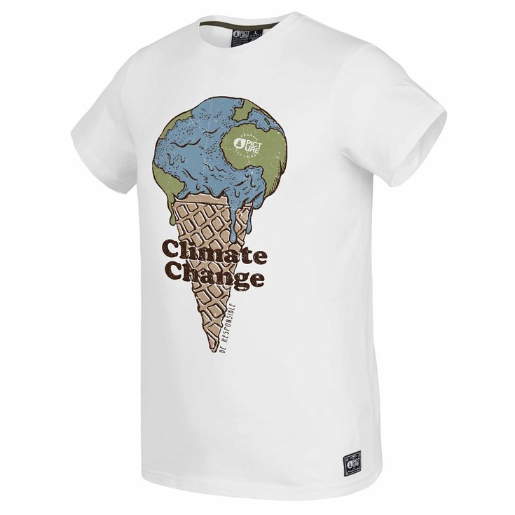 Picture T-Shirt Melted White Präsentation