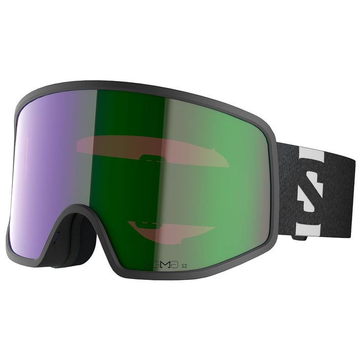 Salomon Maschera Sentry Pro Black Sigma Emerald + Sigma Light Blue Presentazione