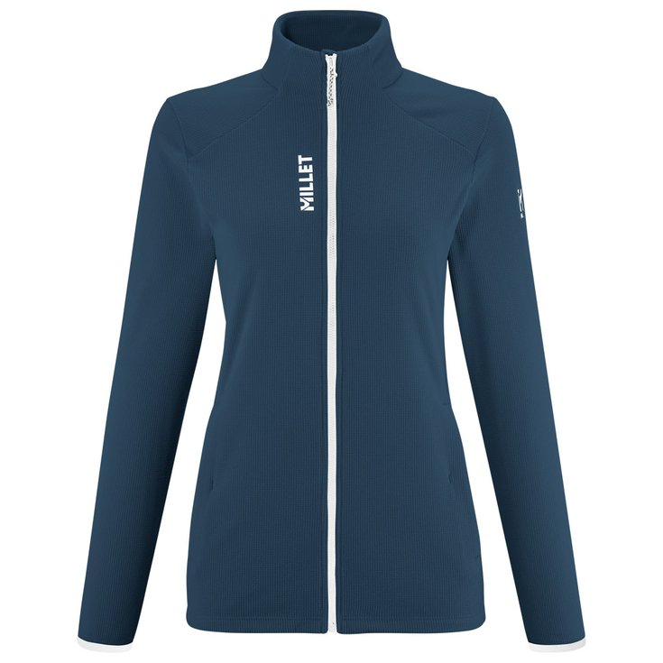 Millet Fleece Ubic Lightgrid Jkt W Saphir Voorstelling