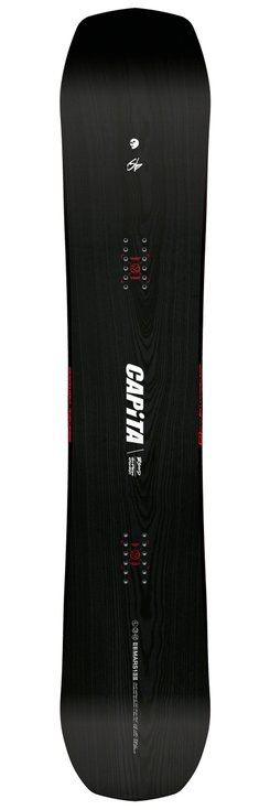 Capita Planche Snowboard Board The Black Snowboard Of D Eath 156 Dos