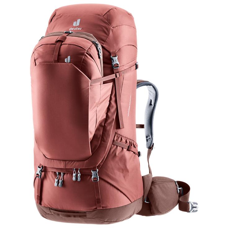 Deuter Bolsa de viaje Voyager 60+10 SL Caspia Raisin Presentación