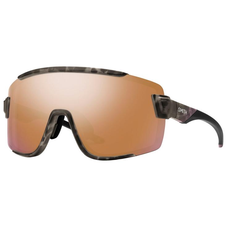 Smith Sonnenbrille Wildcat Matte Salt Haze Chromapop Rose Gold Mirror + Clear Präsentation