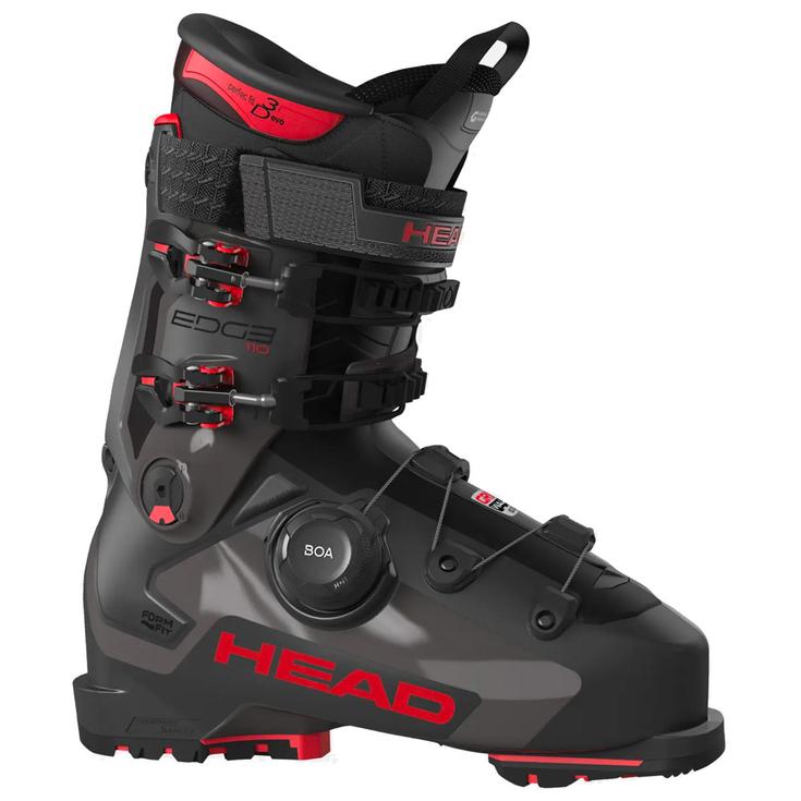 Head Skischuh Edge 110 Hv Gw Boa Anthracite Red Präsentation