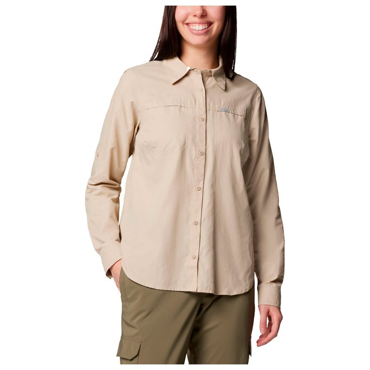Columbia Chemise de rando Silver Ridge 3.0 Longsleeve Shirt W Ancient Fossil Présentation